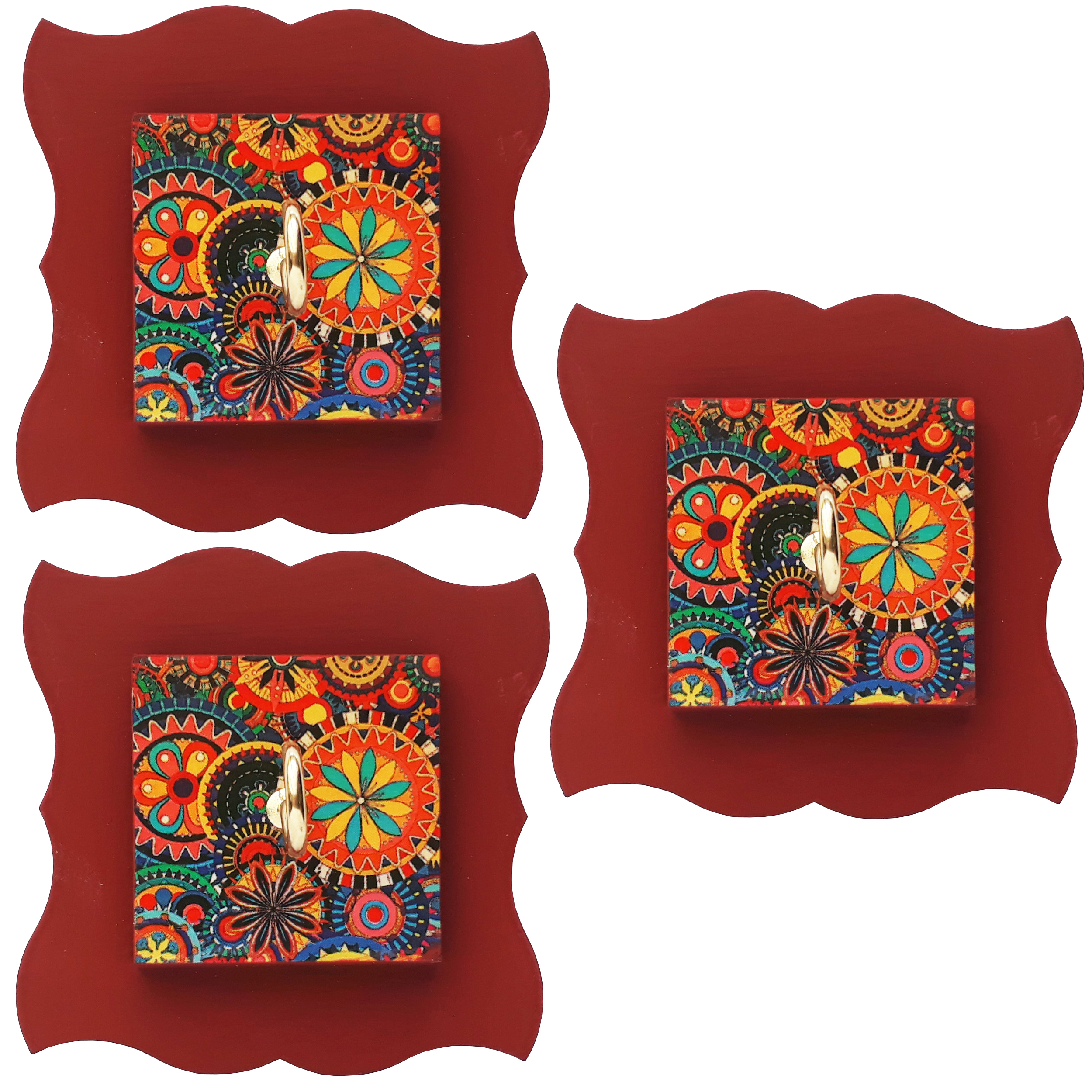 آویز حوله مدل هلن کد A525 بسته 3 عددی