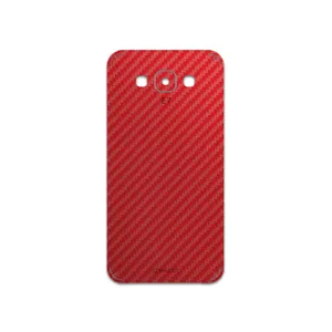MAHOOT Red-Fiber Cover Sticker for Samsung Galaxy E7