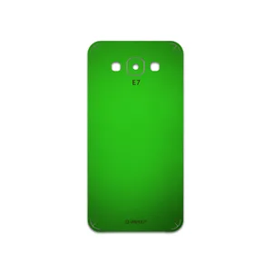 MAHOOT Metallic-Green Cover Sticker for Samsung Galaxy E7