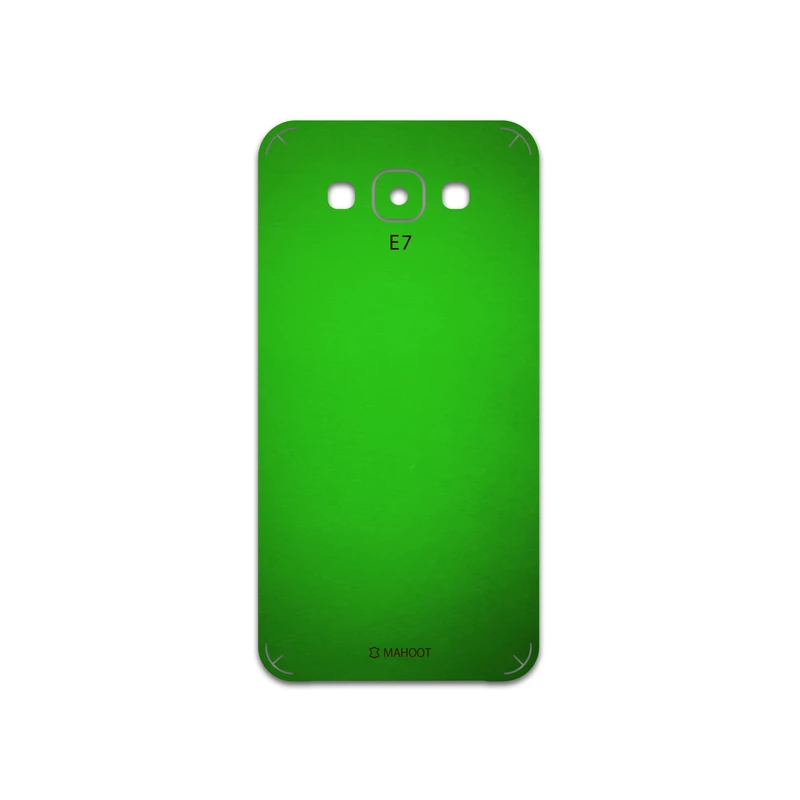 برچسب پوششی ماهوت مدل Metallic-Green مناسب برای گوشی موبایل سامسونگ Galaxy E7