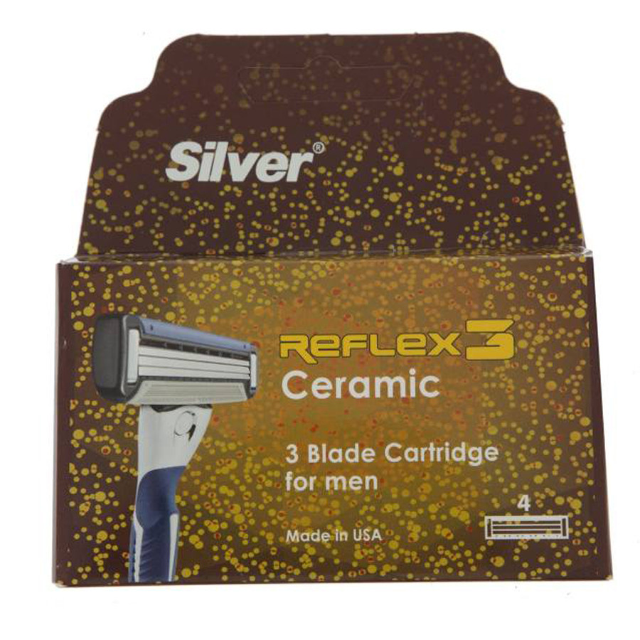 خود تراش سیلور مدل Reflex3 به همراه تیغ یدک بسته 4 عددی