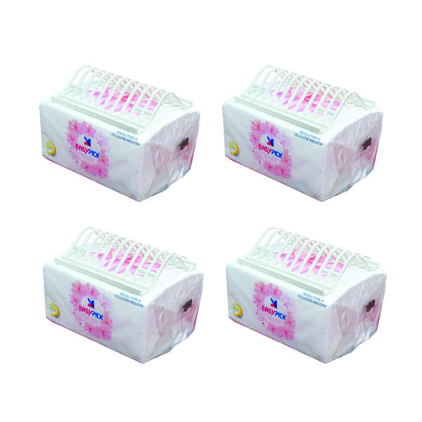 دستمال توالت 75 برگ ایزی پیک کد 200 بسته 4 عددی