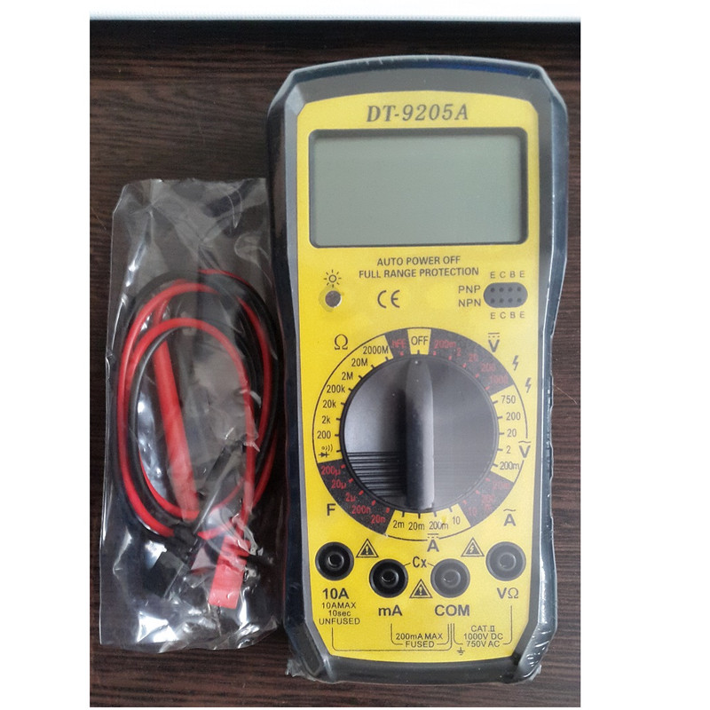 مولتی متر مدل DT-9205A