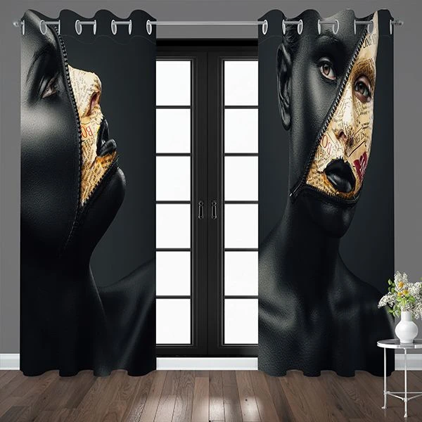 پرده مدل 2267-2266 سایز 140x280 سانتی متر