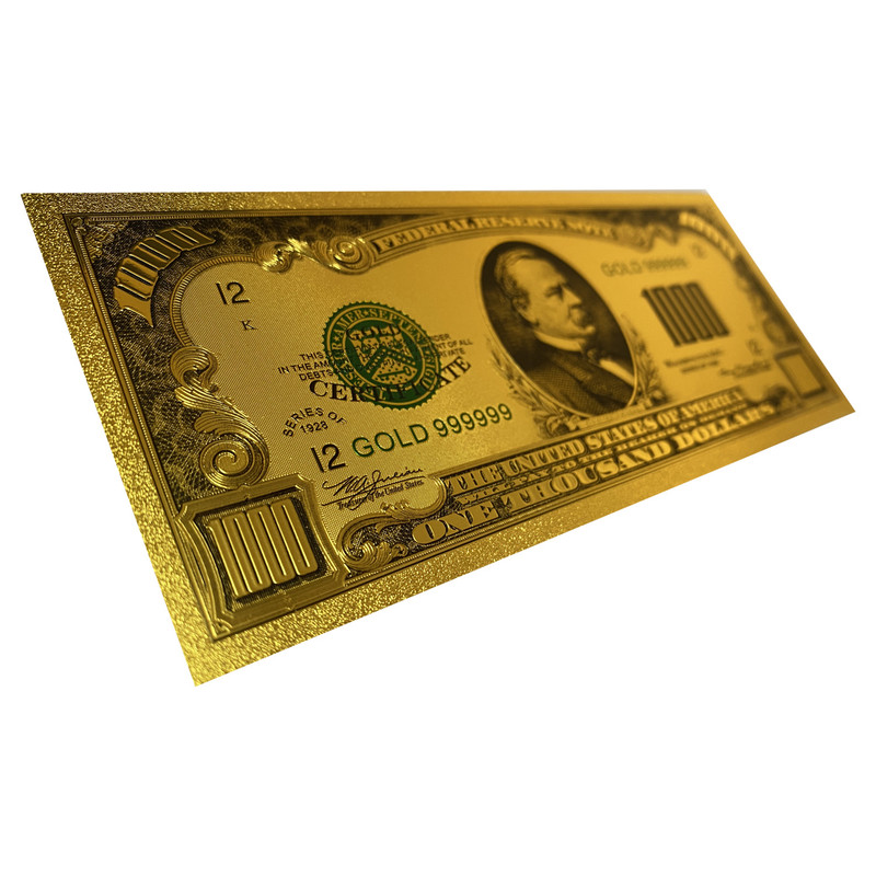 اسکناس تزیینی طرح 1000 دلاری