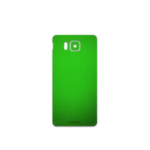 MAHOOT Metallic-Green Cover Sticker for Samsung Galaxy Alpha