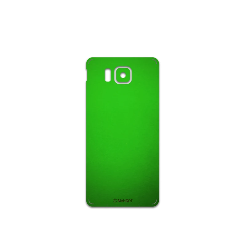برچسب پوششی ماهوت مدل Metallic-Green مناسب برای گوشی موبایل سامسونگ Galaxy Alpha