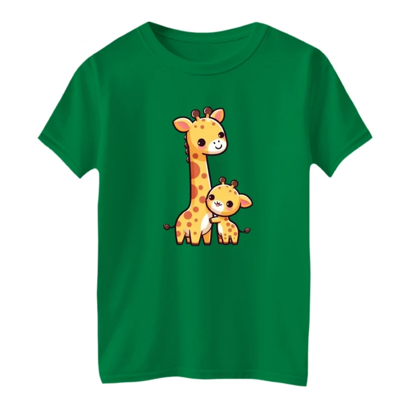 تی شرت آستین کوتاه بچگانه مدل زرافه