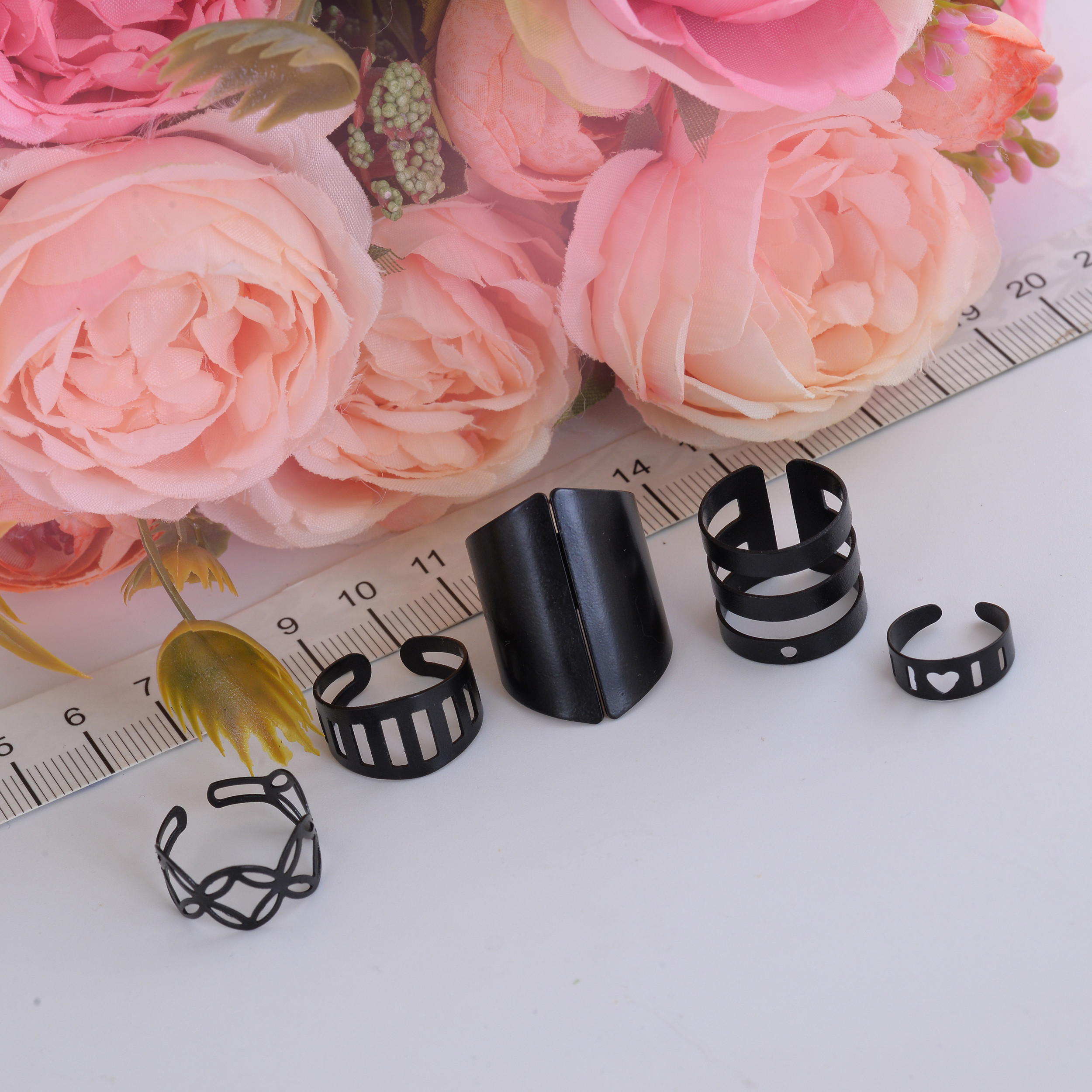 انگشتر زنانه پایتخت کد AN1412 مجموعه 5 عددی انگشتر زنانه پایتخت کد AN1412 مجموعه 5 عددی