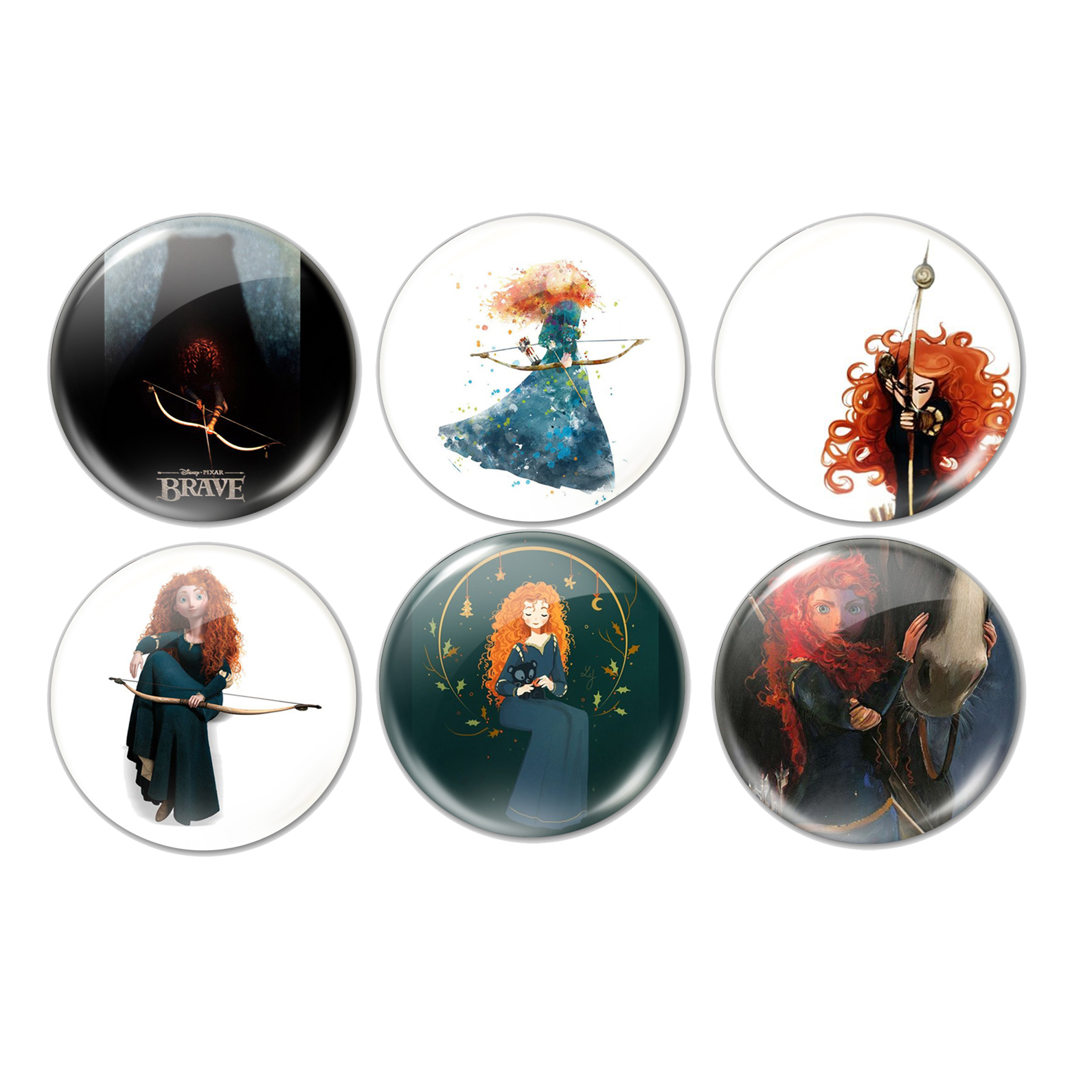 پیکسل طرح پرنسس دلیر کد 24087 مجموعه 6 عددی