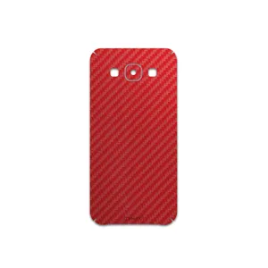 MAHOOT Red-Fiber Cover Sticker for Samsung Galaxy E5