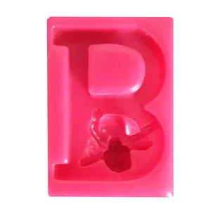 قالب فوندانت طرح حروف انگلیسی و فرشته حرف B کد 32550
