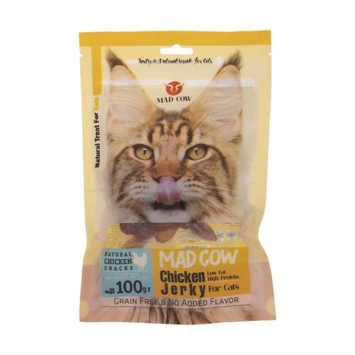 تشویقی گربه بالغ مدکاو مدل ChickenJerky کد 01 وزن 100 گرم