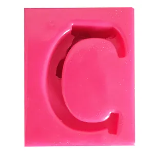 قالب فوندانت طرح حروف انگلیسی و فرشته حرف C کد 32551