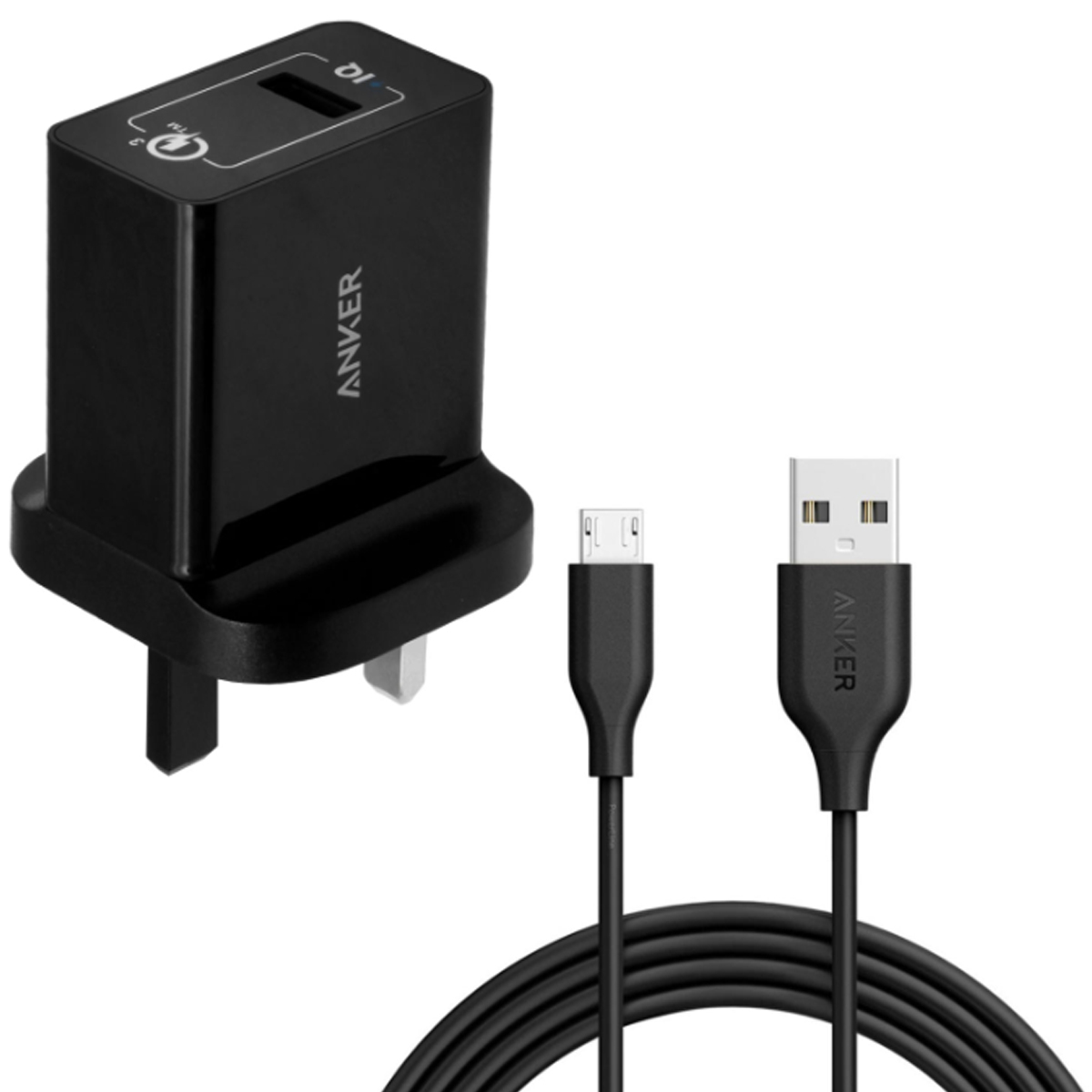 شارژر دیواری مدل A2013-UK به همراه کابل تبدیل microUSB