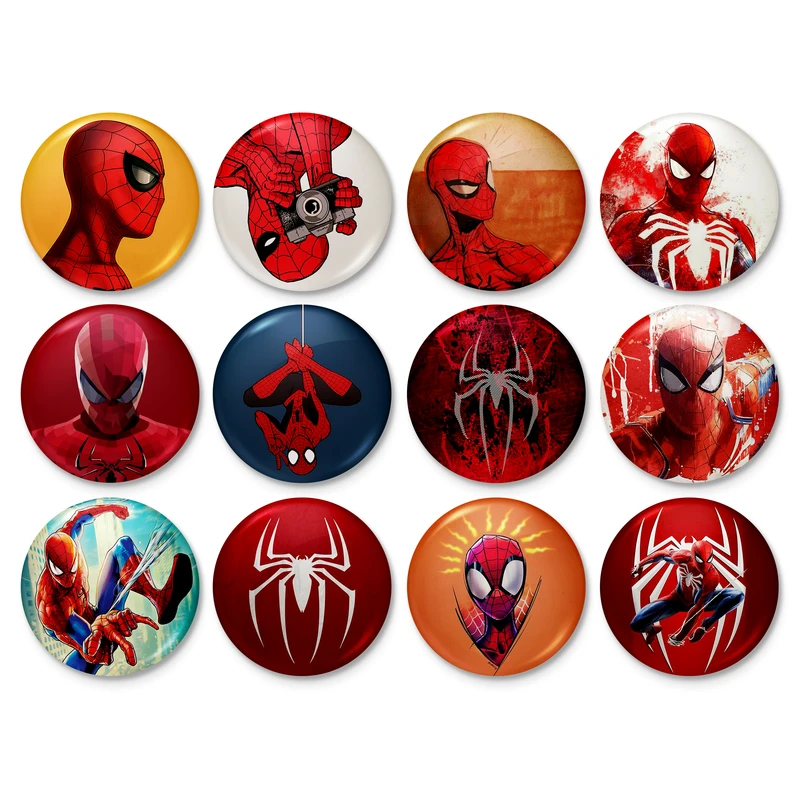  پیکسل خندالو طرح مرد عنکبوتی کد 115 مجموعه 12 عددی