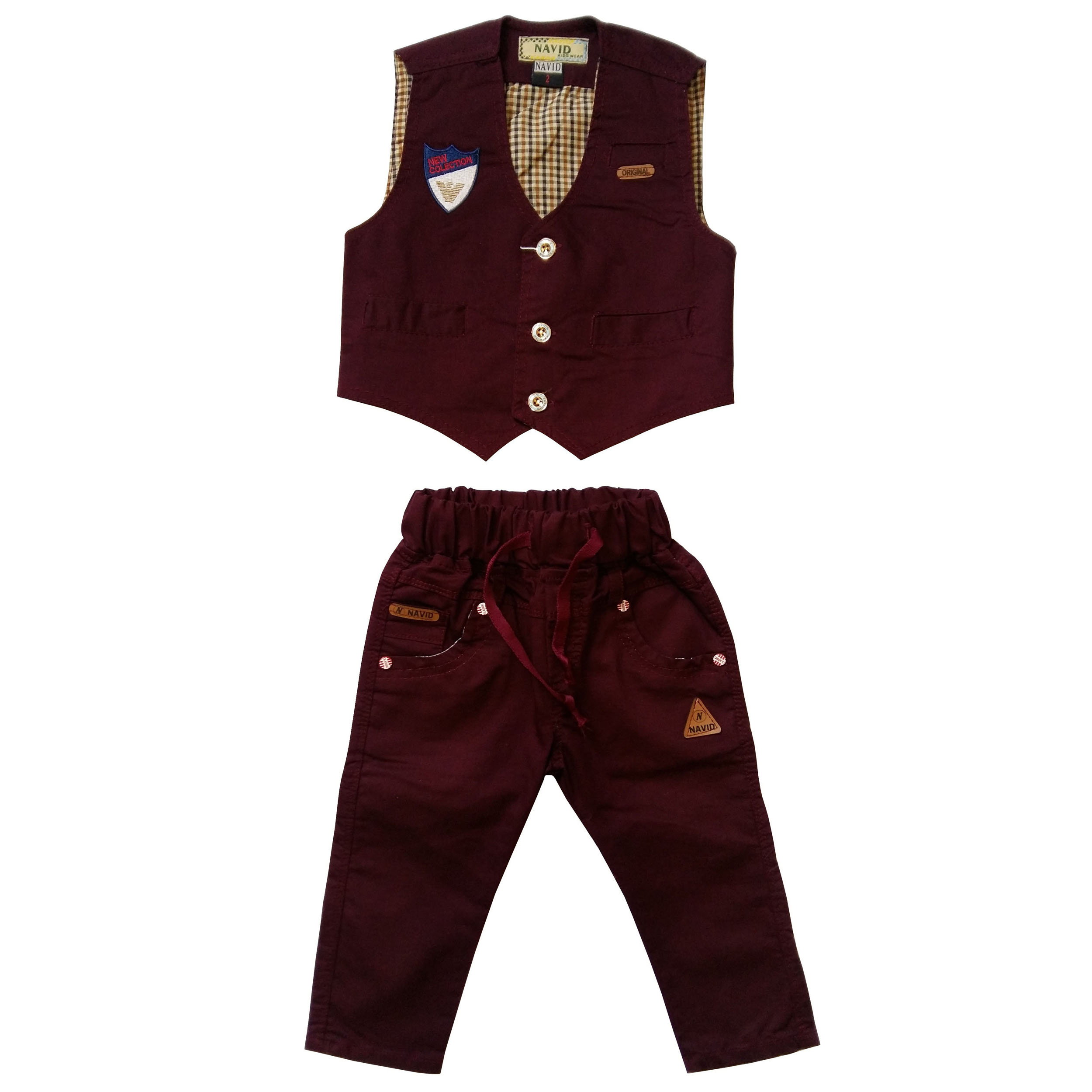 ست جلیقه و شلوار پسرانه کد 17031