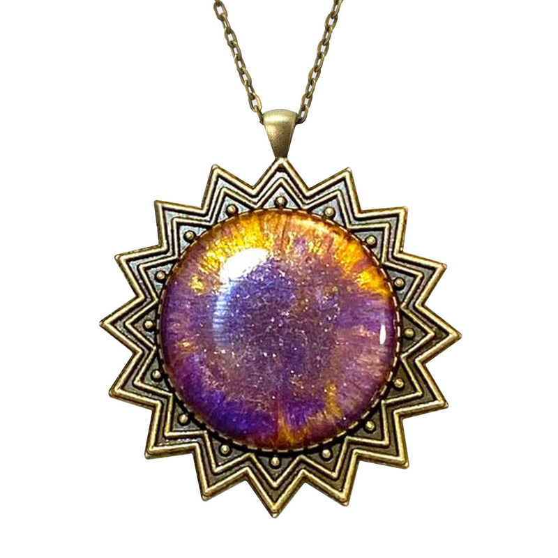 گردنبند دخترانه مدل خورشیدی کد 01 گردنبند دخترانه مدل خورشیدی کد 01