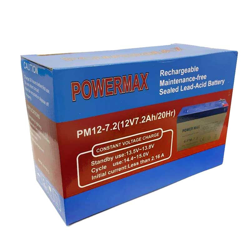 باتری سیلد اسید 12 ولتی پاور مکس مدل 6M7A