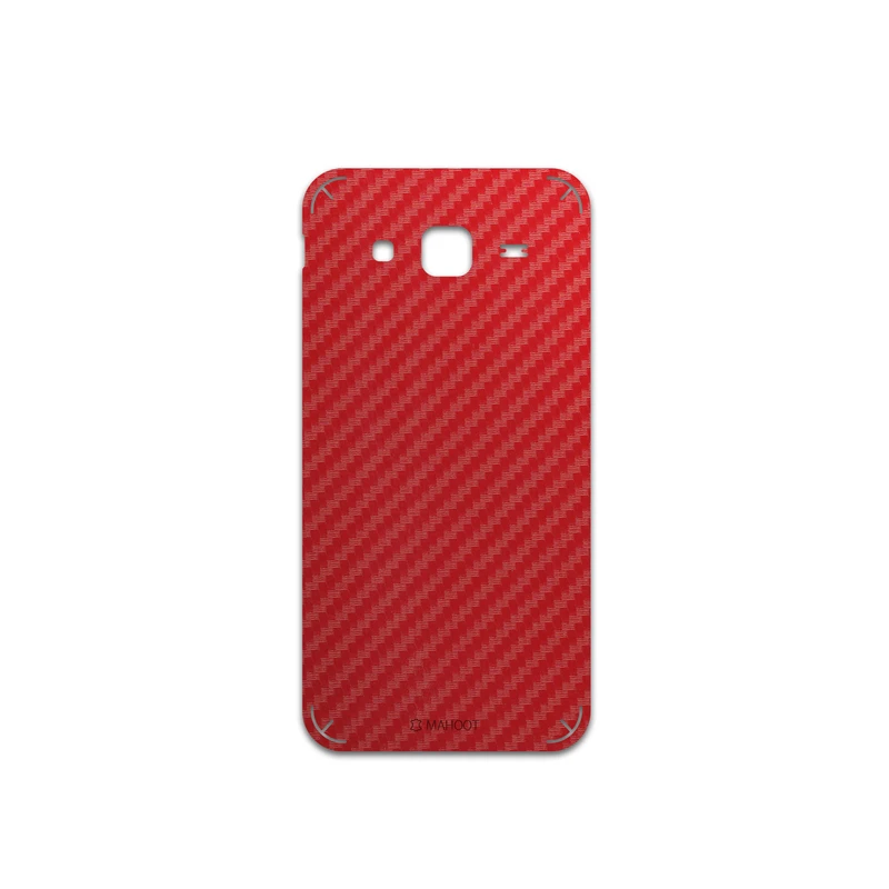 برچسب پوششی ماهوت مدل Red-Fiber مناسب برای گوشی موبایل سامسونگ Galaxy J5