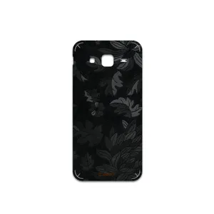 MAHOOT Black-Wildflower Cover Sticker for Samsung Galaxy J5