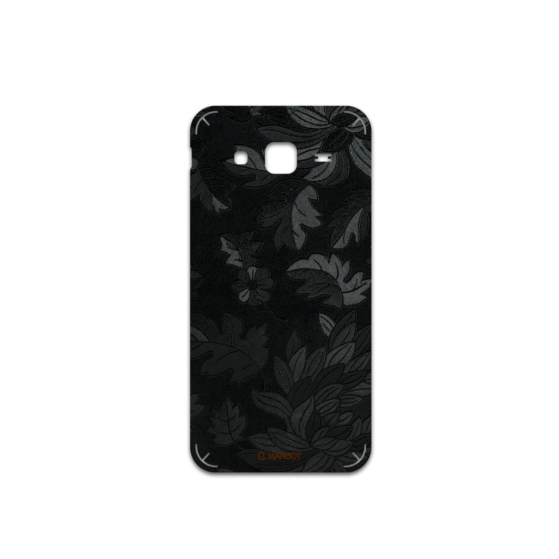 برچسب پوششی ماهوت مدل Black-Wildflower مناسب برای گوشی موبایل سامسونگ Galaxy J5