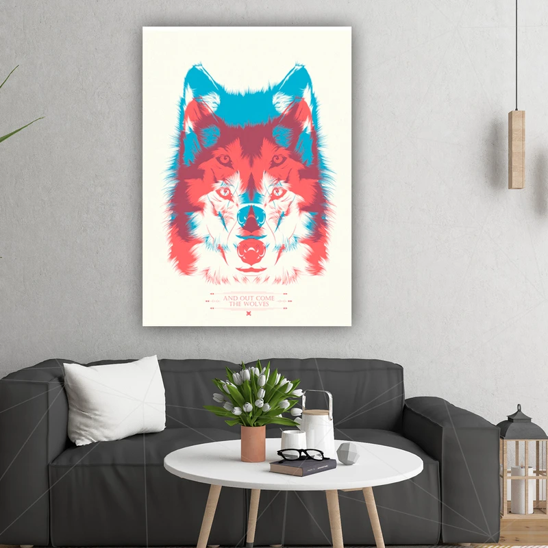 تابلو شاسی طرح And Out Come The Wolves کد 460