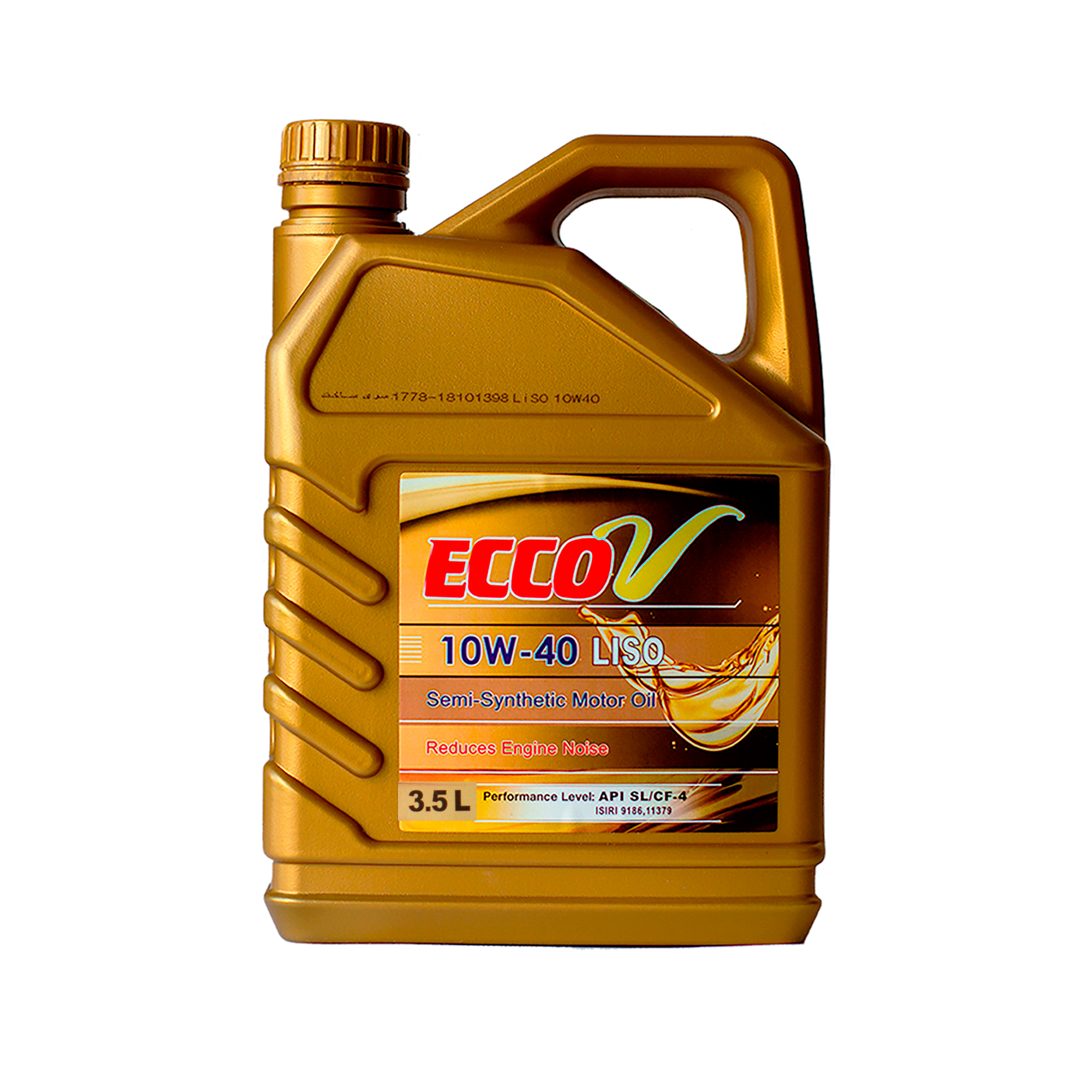 روغن موتور خودرو اکووی مدل 10W-40 LISO 16000 حجم 3.5 لیتر