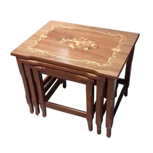 میز عسلی مدل royall کد 305 مجموعه سه عددی