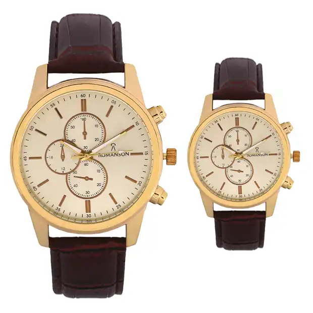 ست ساعت مچی عقربه ای زنانه و مردانه مدل RO 2300 - GHA-SE