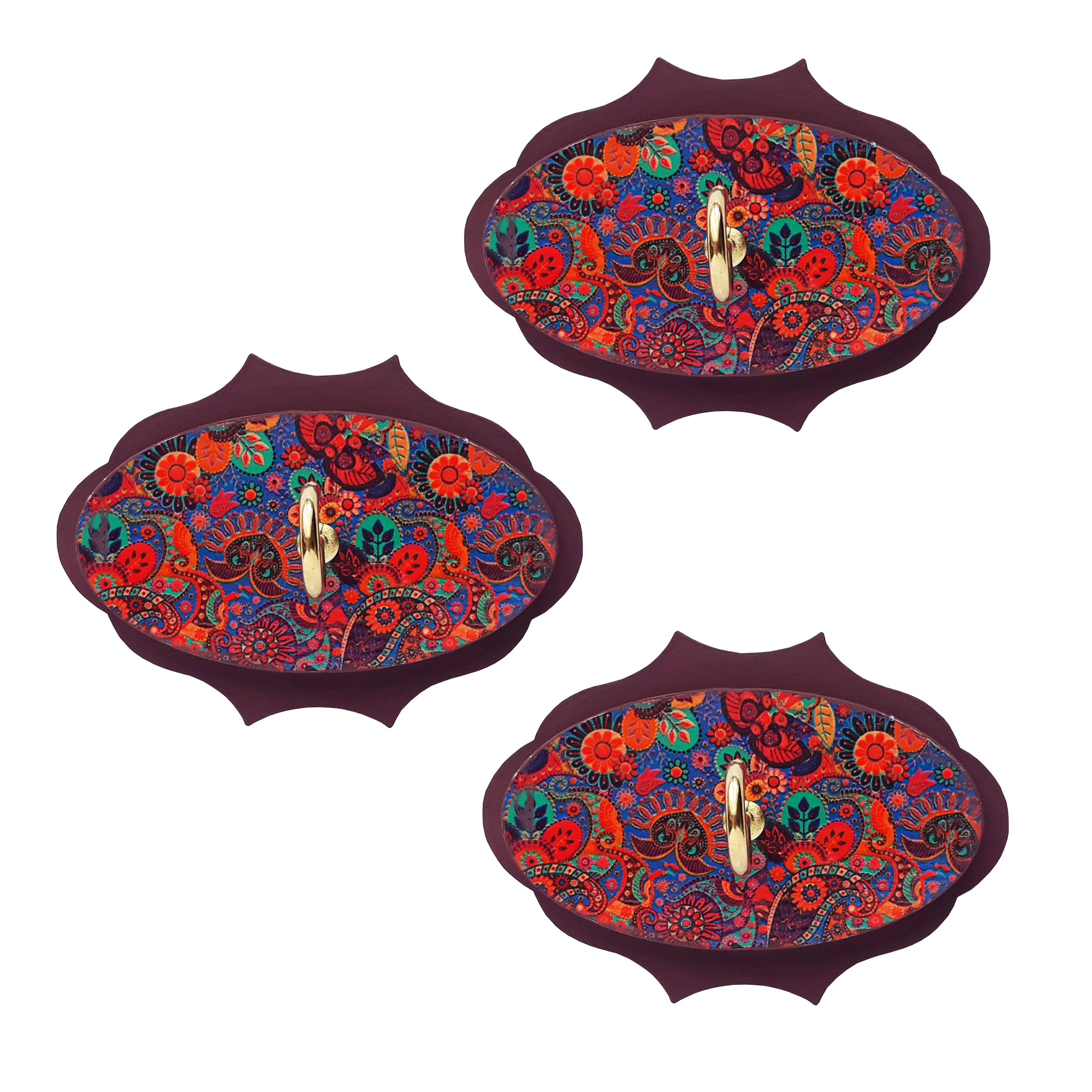 آویز حوله مدل هور کد A220 بسته 3 عددی