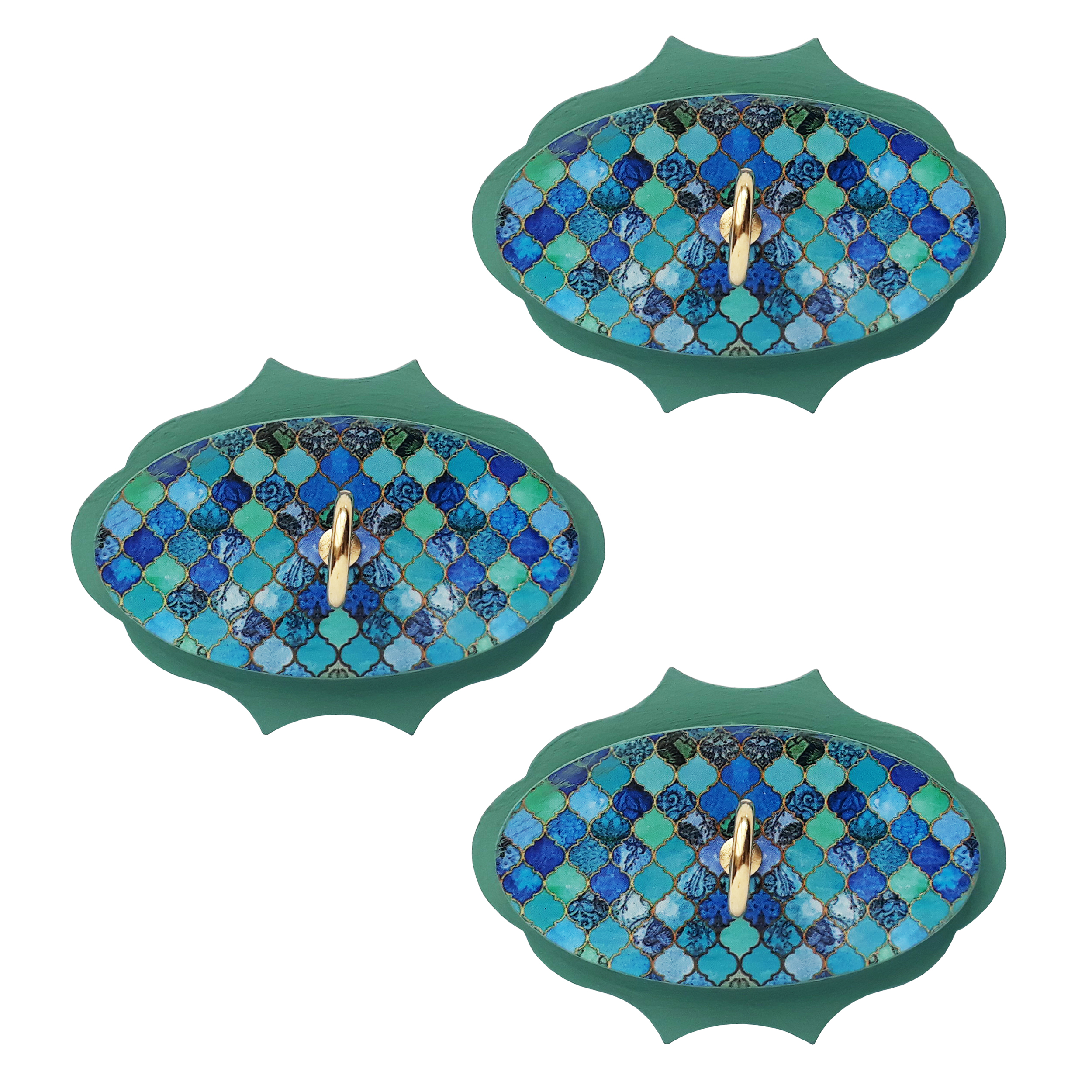 آویز حوله مدل هور کد A230 بسته 3 عددی