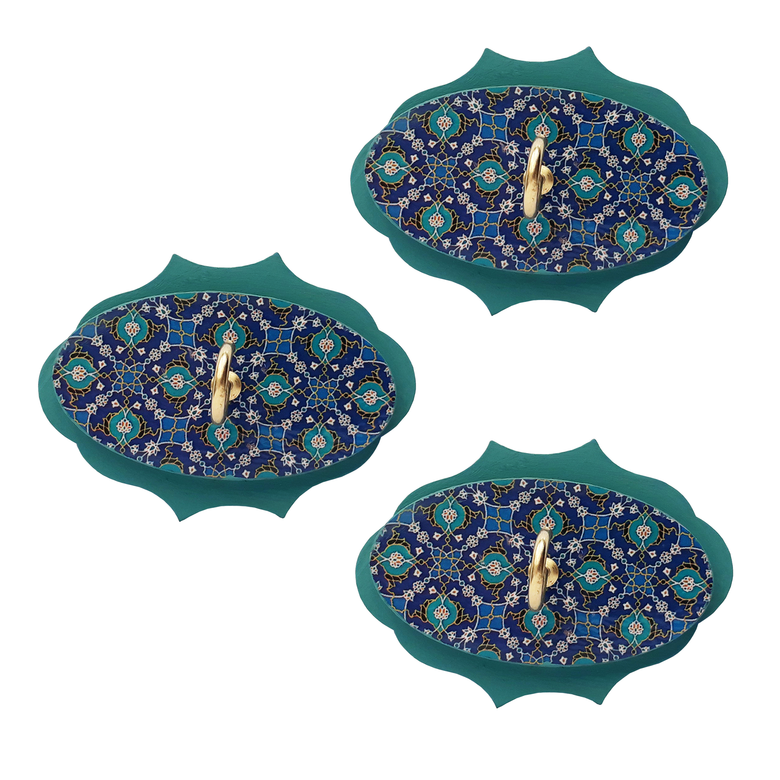 آویز حوله مدل هور کد A240 بسته 3 عددی