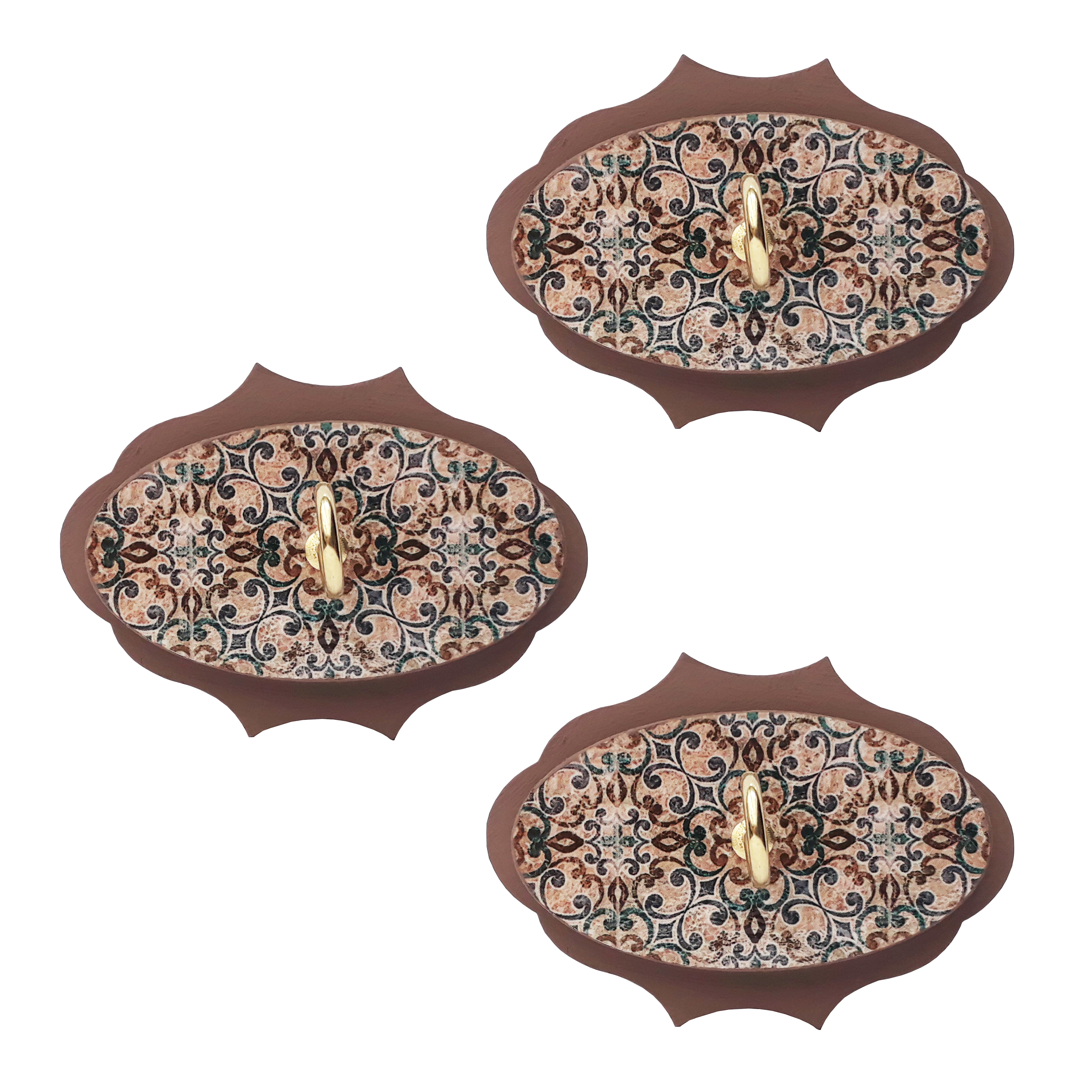 آویز حوله مدل هور کد A245 بسته 3 عددی