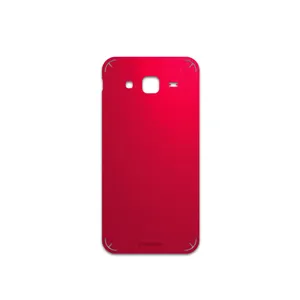 MAHOOT Matte-Warm-Red Cover Sticker for Samsung Galaxy J5
