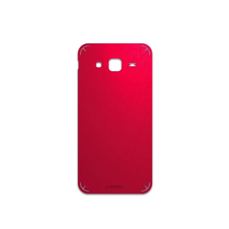 برچسب پوششی ماهوت مدل Matte-Warm-Red مناسب برای گوشی موبایل سامسونگ Galaxy J5