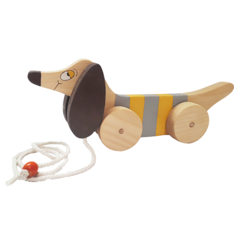 اسباب بازی چوبی مدل سگ