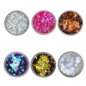 پولک ناخن مدل ELITE مجموعه 6 عددی