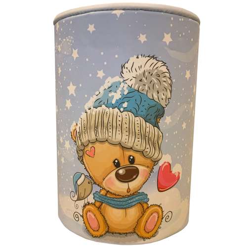 جعبه اسباب بازی کودک طرح خرس و شال