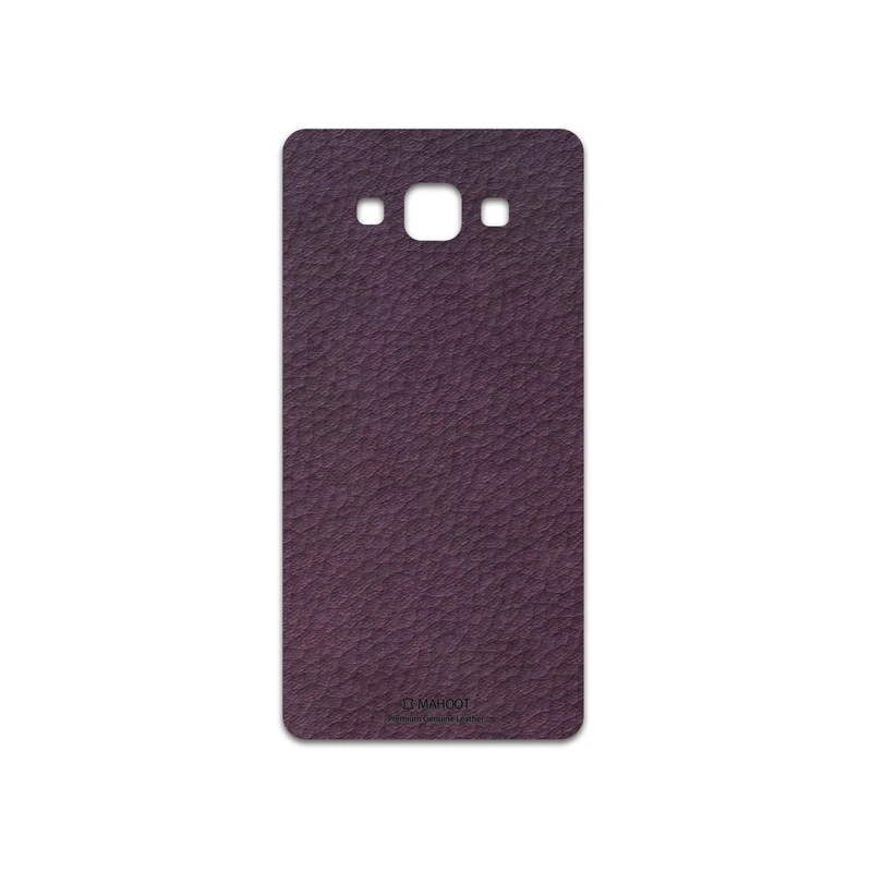 برچسب پوششی ماهوت مدل Purple-Leather مناسب برای گوشی موبایل سامسونگ Galaxy A7 2015