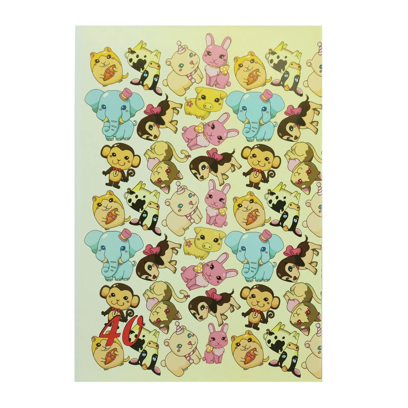  دفتر مشق 40 برگ پارسیان کد MA-Animal-40