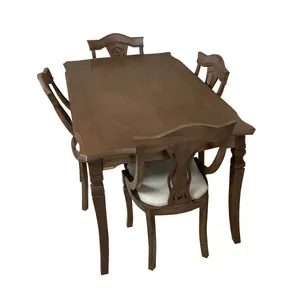 میز و صندلی ناهار خوری اسپرسان چوب کد Sm70