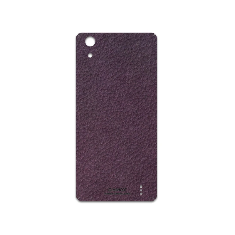برچسب پوششی ماهوت مدل Purple-Leather مناسب برای گوشی موبایل جی ال ایکس Maad