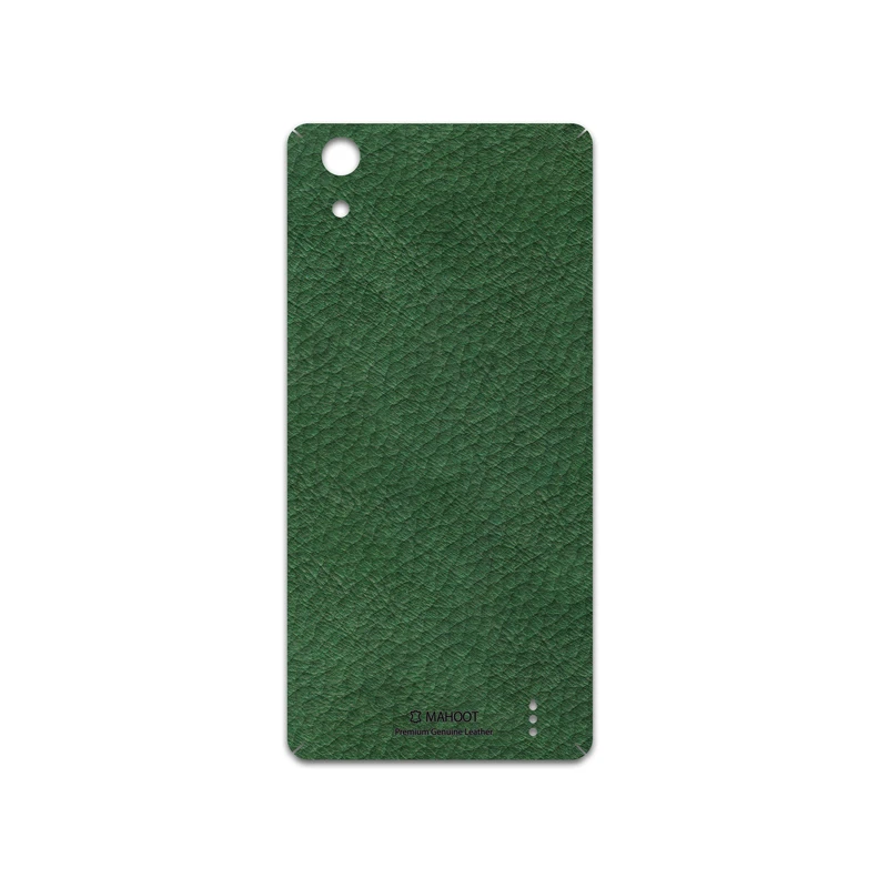 برچسب پوششی ماهوت مدل Green-Leather مناسب برای گوشی موبایل جی ال ایکس Maad