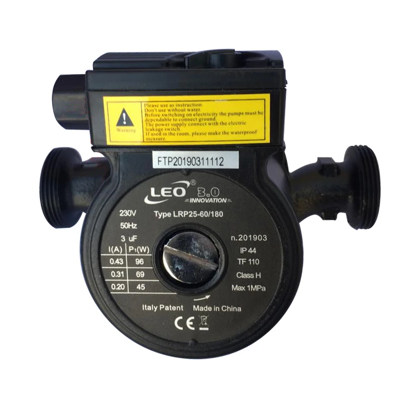 پمپ سیرکولاتور لئو مدل LRP25-60/180
