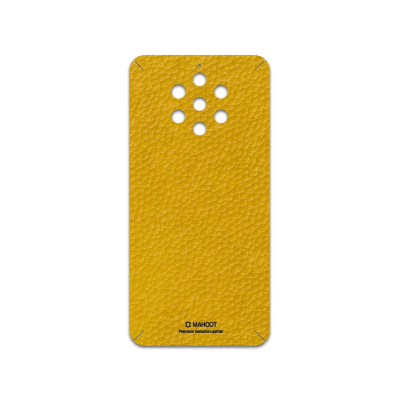 برچسب پوششی ماهوت مدل Mustard-Leather مناسب برای گوشی موبایل نوکیا 9 Pureview