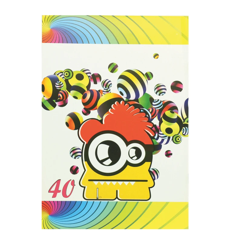  دفتر مشق 40 برگ پارسیان کد MA-Emoji-40