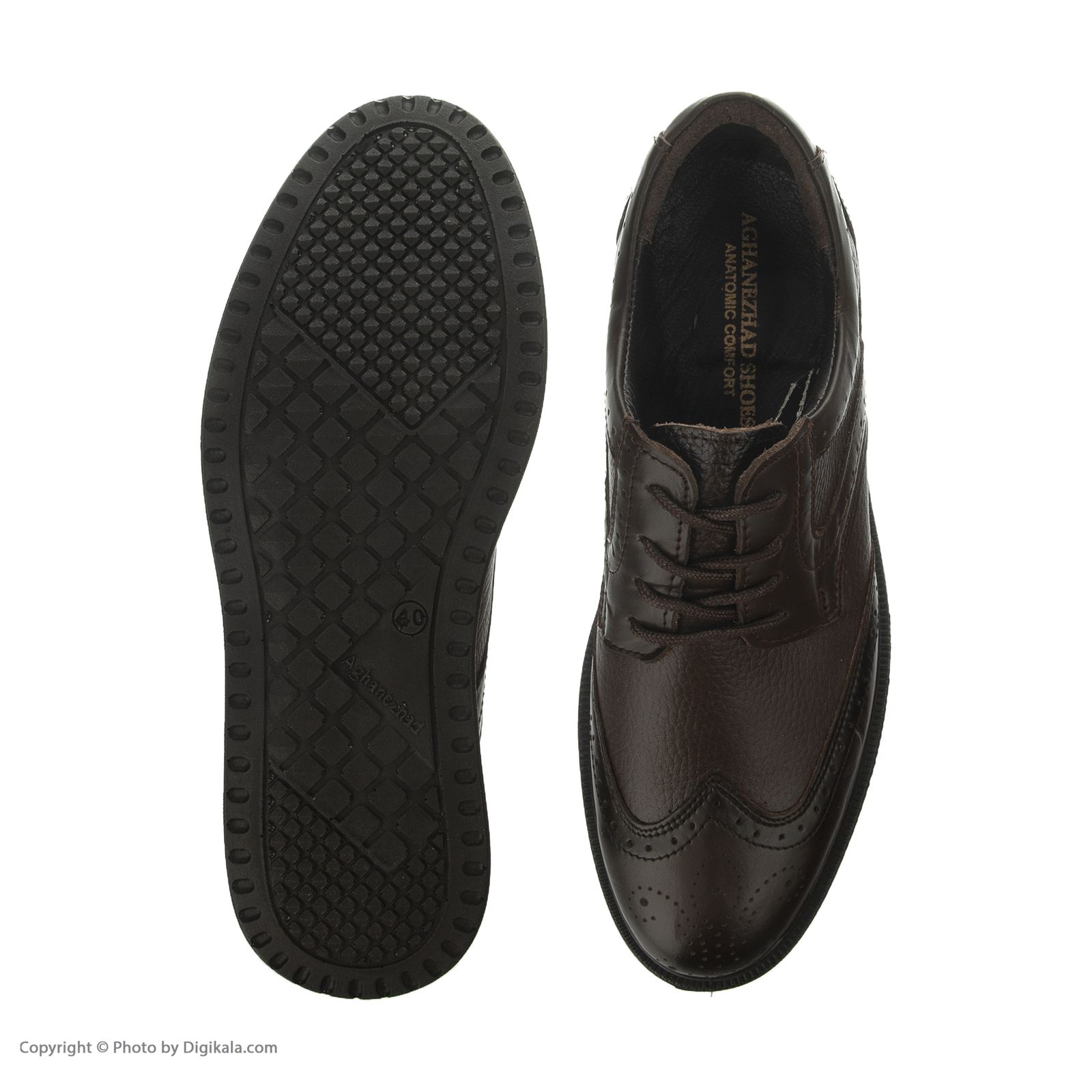 کفش روزمره مردانه آقانژاد مدل 10022-39 -  - 5