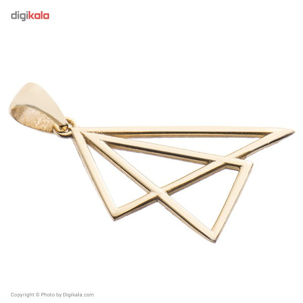 آویز گردنبند طلا 18 عیار زرین مدل AB211