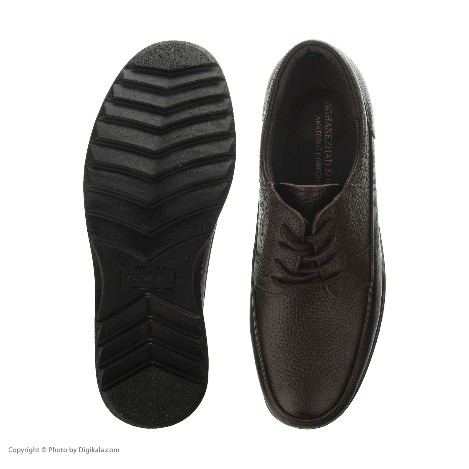 کفش روزمره مردانه آقانژاد مدل 10008-39 -  - 5